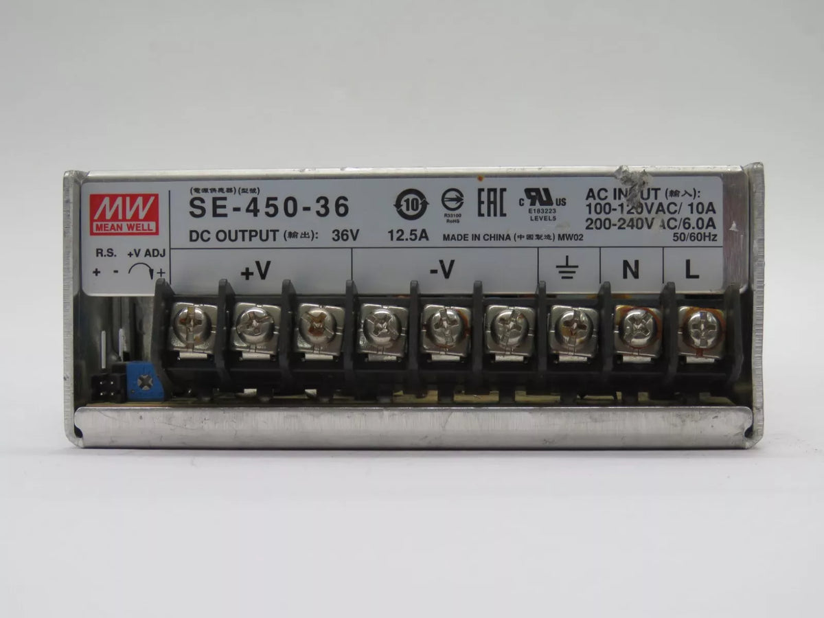 MeanWell SE-450-36 Power Supply AC-DC ENCLOSED - SE Series