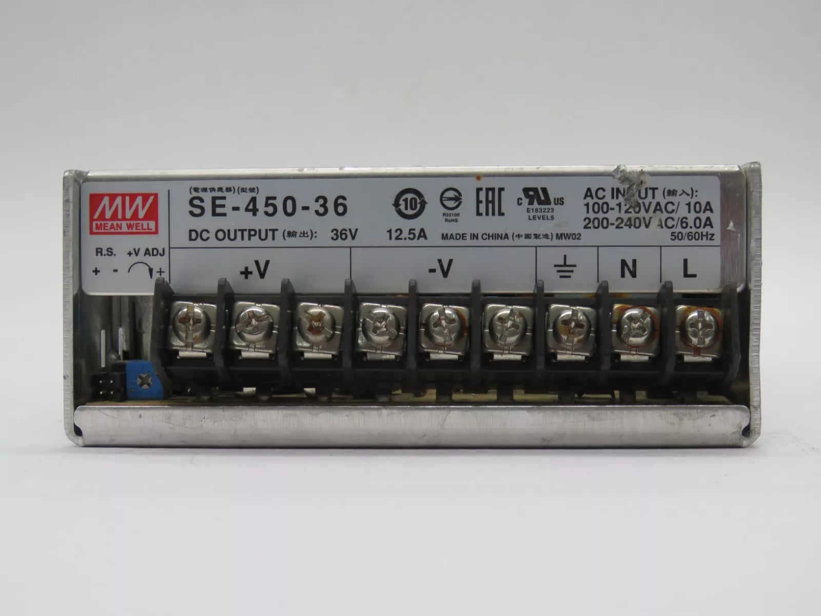 MeanWell SE-450-36 Power Supply AC-DC ENCLOSED - SE Series