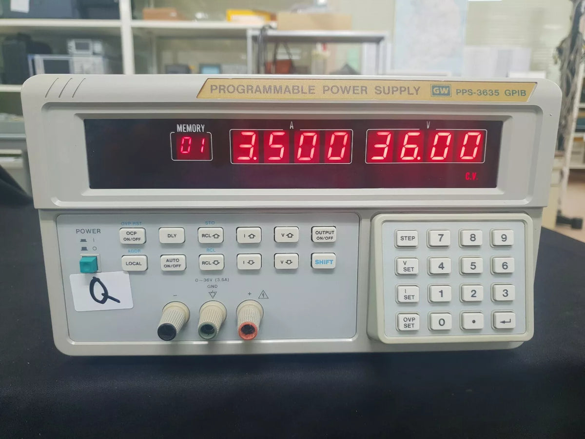 GWInstek PPS-3635 GPIB Programmable Power Supply (36V/3.5A)