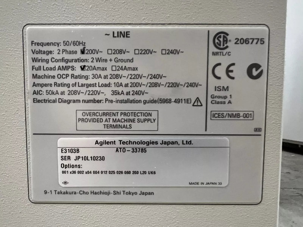 Agilent/Keysight 4073B Parametric Tester