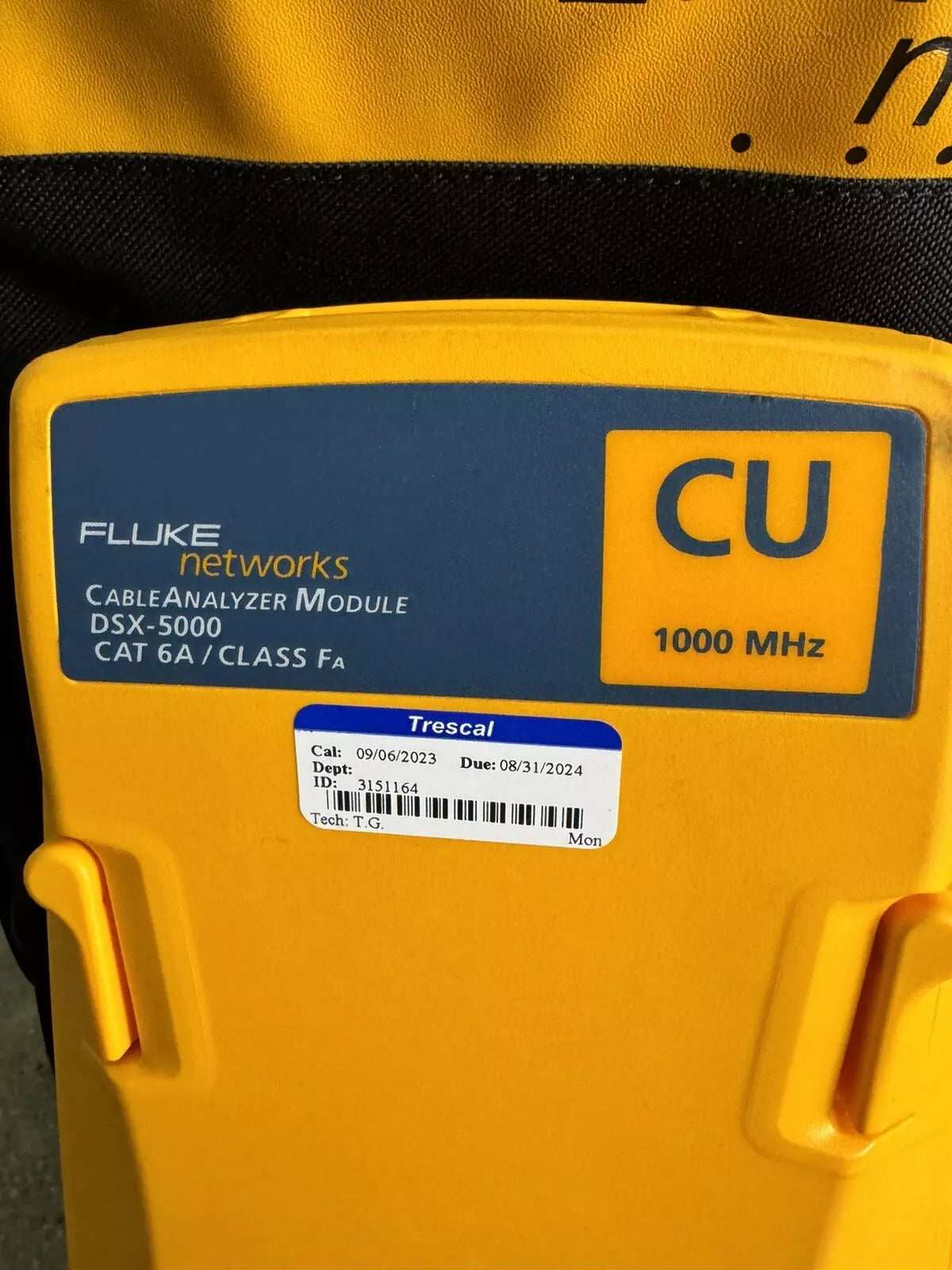 Fluke Networks DSX-5000 Versiv Cat6 LAN Cable Certifier Tester (CAL 2023-2024)