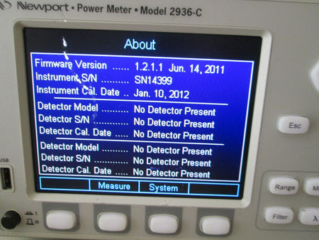 Laser Power Meter Dual Channel by Newport