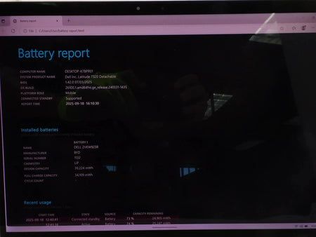 Dell Latitude 7320 Detachable Core i5-1140G7 1.1GHz 16GB 256GB Win 11 Pro