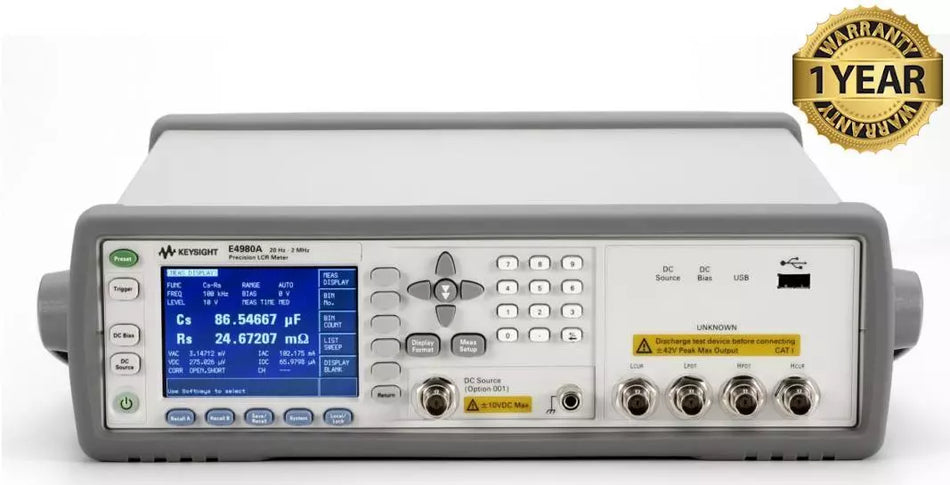 Keysight Agilent E4980A 2MHz Precision LCR Meter w/ Option 710