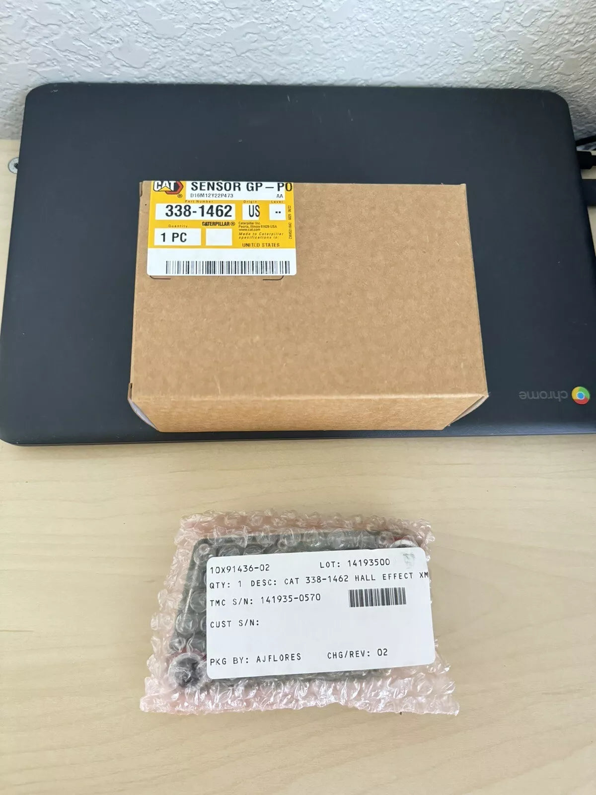 CAT 338-1462 Direct Current Position Sensor (New Sealed)