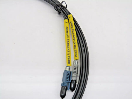 2m LC to LC Duplex Fiber Optic Cable A400: A1:210A RX/BK TX/GY