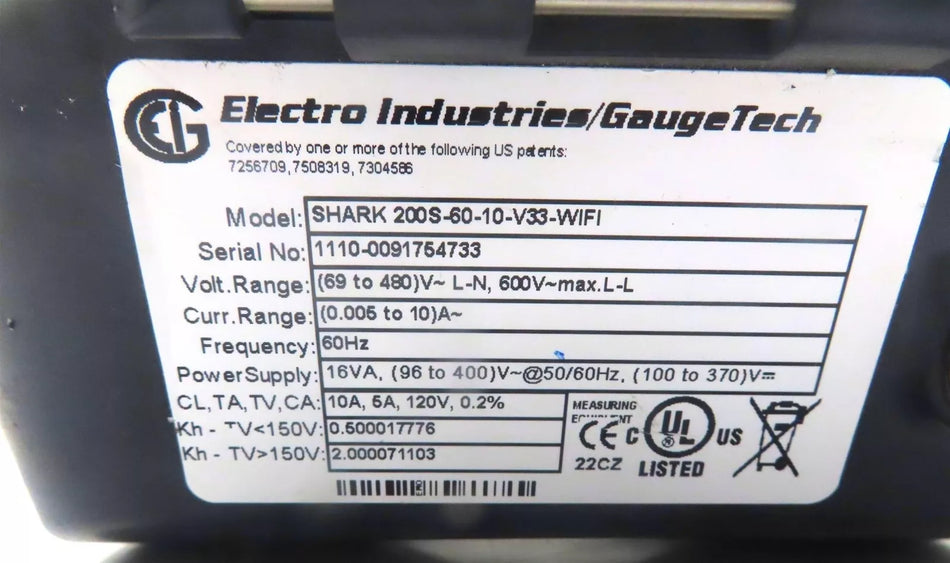 SHARK 200S-60-10-V33-WIFI Electric Meter with Advanced Monitoring Features