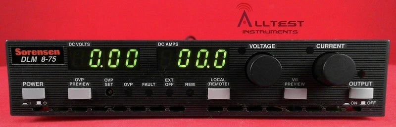 Sorensen DLM8-75 DC Power Supply 0-8V, 75A