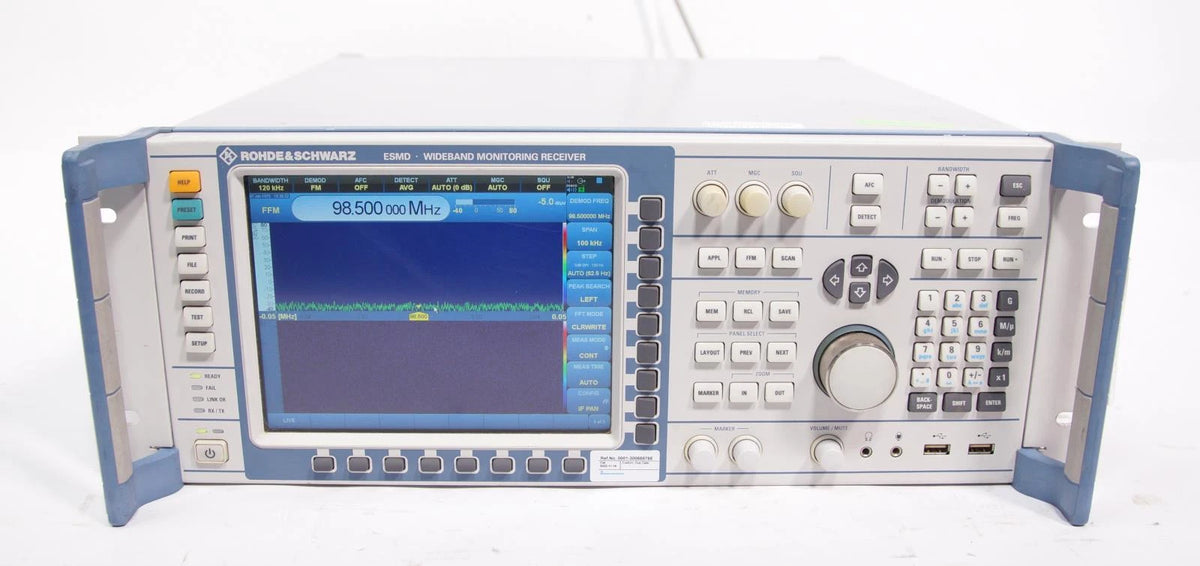 Rohde & Schwarz ESMD Wideband Monitoring Receiver Options PS DDC WB CALIBRATED