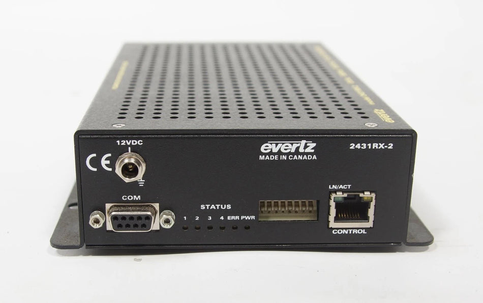 Evertz 2431RX-2 Dual Path Dual Link DVI to Serial Converter