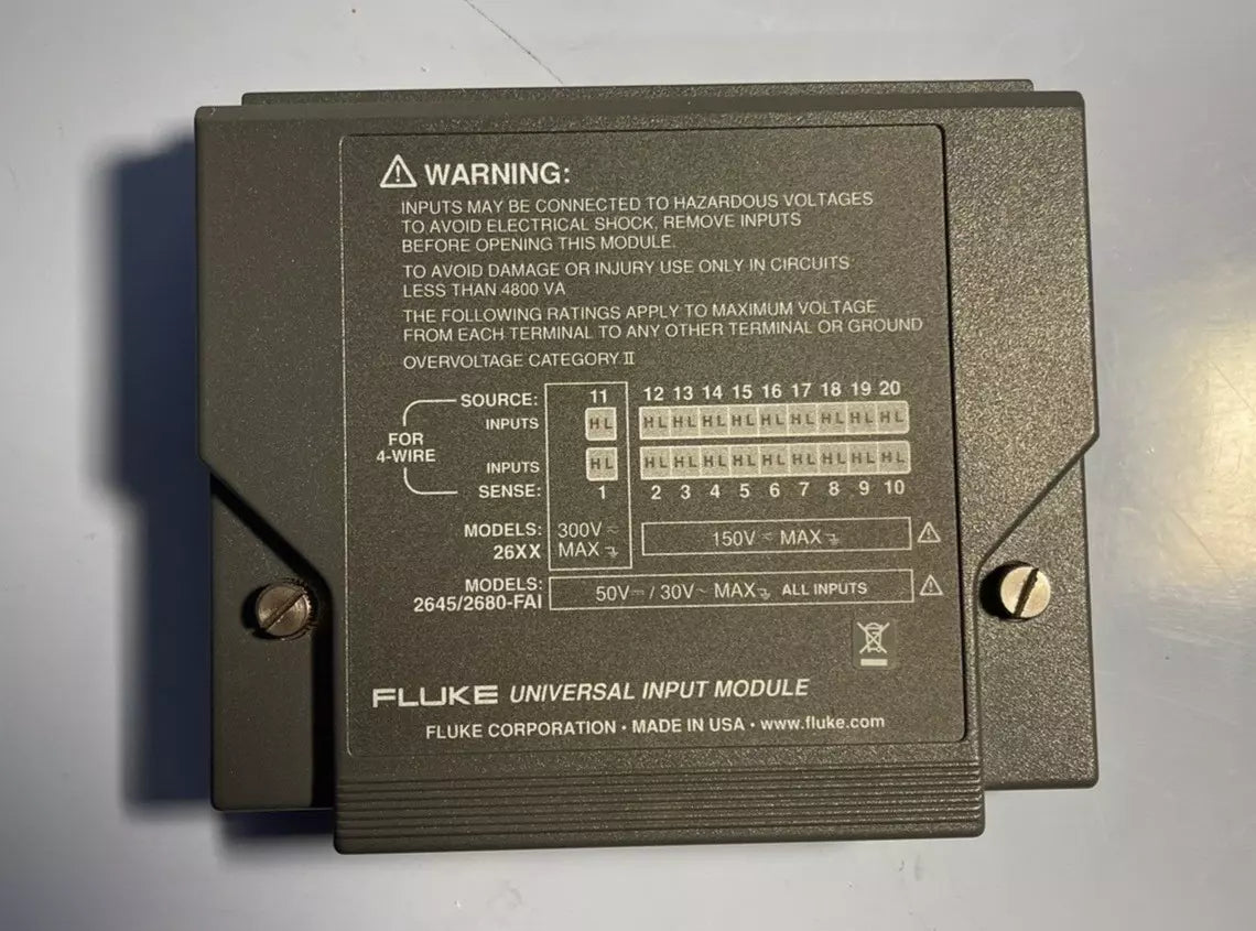 Fluke 2680A-180 2645/2680 Universal Input Module
