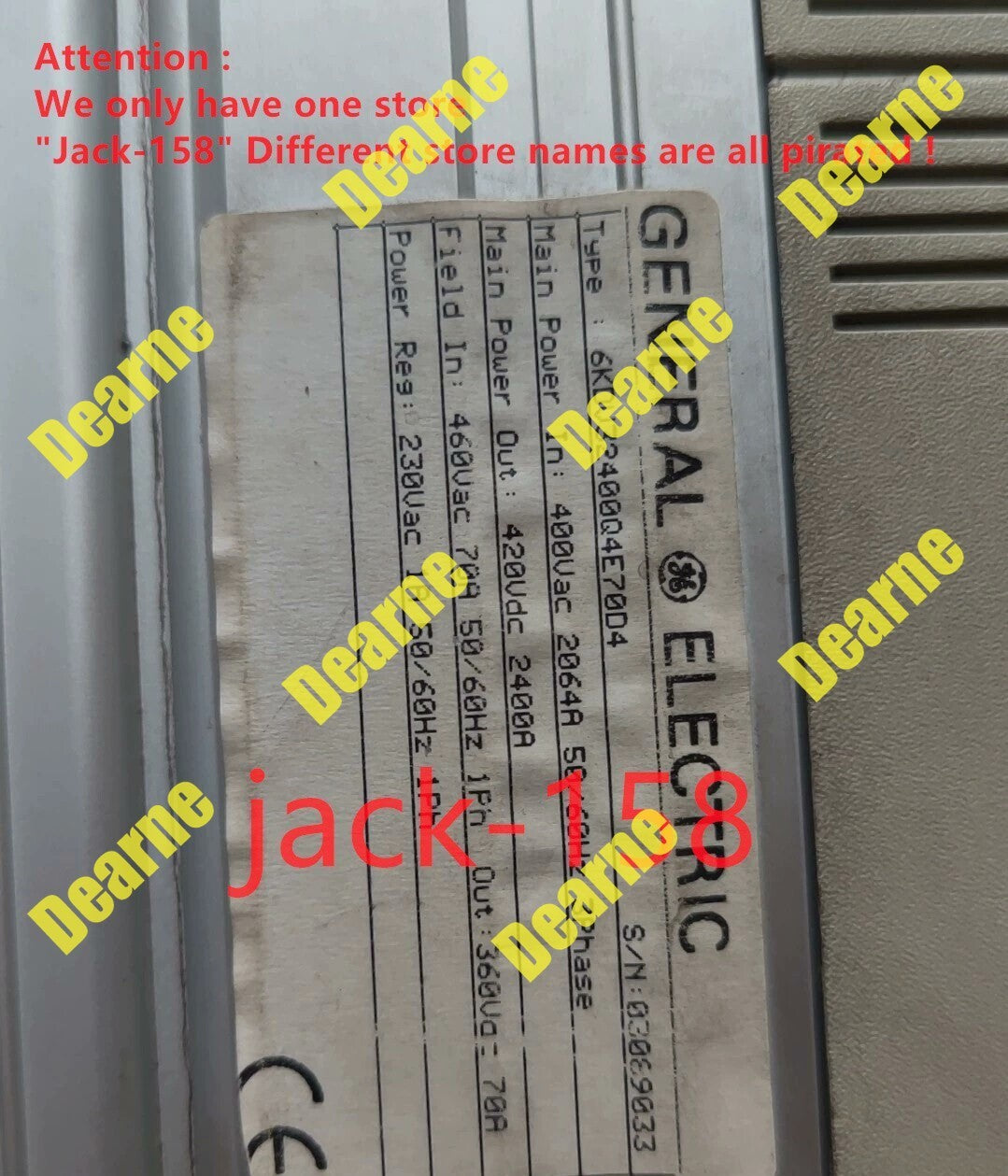 6KDV32400Q4E70 DHL Fedex Unbranded