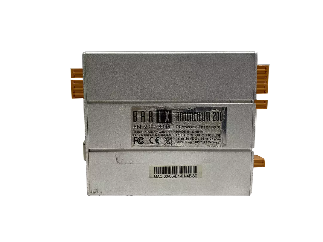 BARIX Annuncicom 200 Network Intercom and Audio Device