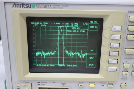 ANRITSU MS2602A /005 8GHz Spectrum Analyzer