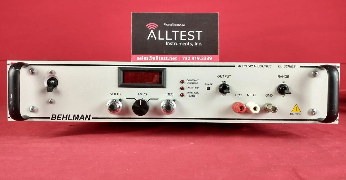 Behlman BL1350B-1-L 06194 AC Power Supply / Frequency Converter / Inverter