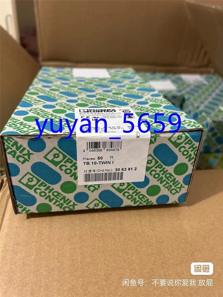 50PCS /1box New for Phoenix Contact 30621812 Terminal TB 10-Twin I #1130 LY