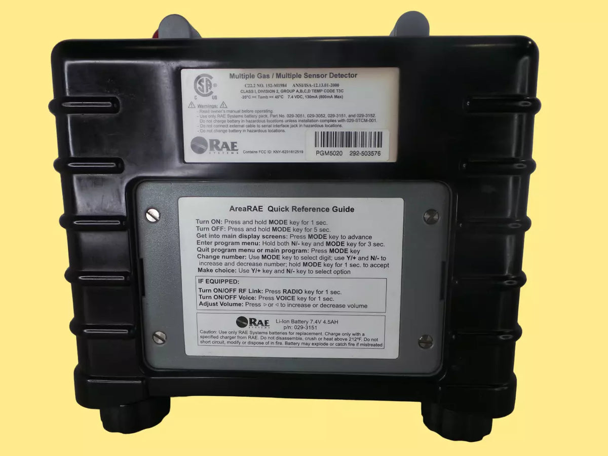 RAE AreaRAE PGM-5020 Multi-Gas Wireless Sensor Detector