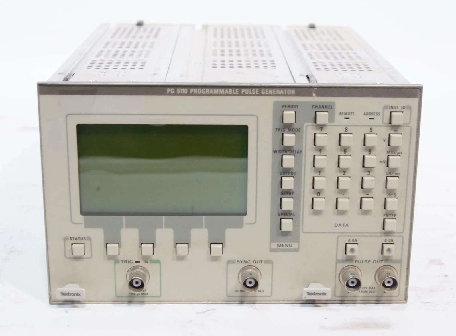 Tektronix PG5110 Single Channel 50 MHz Programmable Pulse Generator for TM5000
