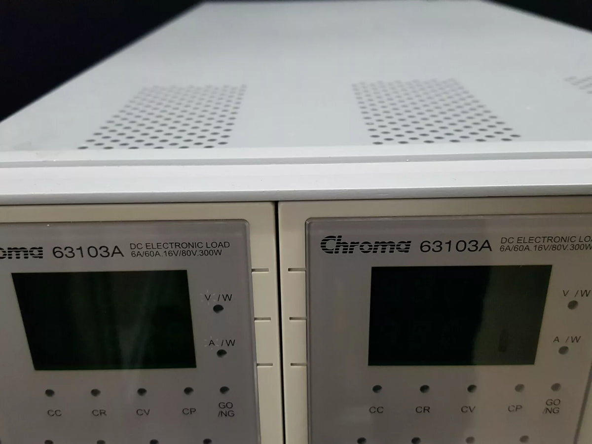Chroma 6312A DC Electronic Load With 63103A x 2ea (0114)