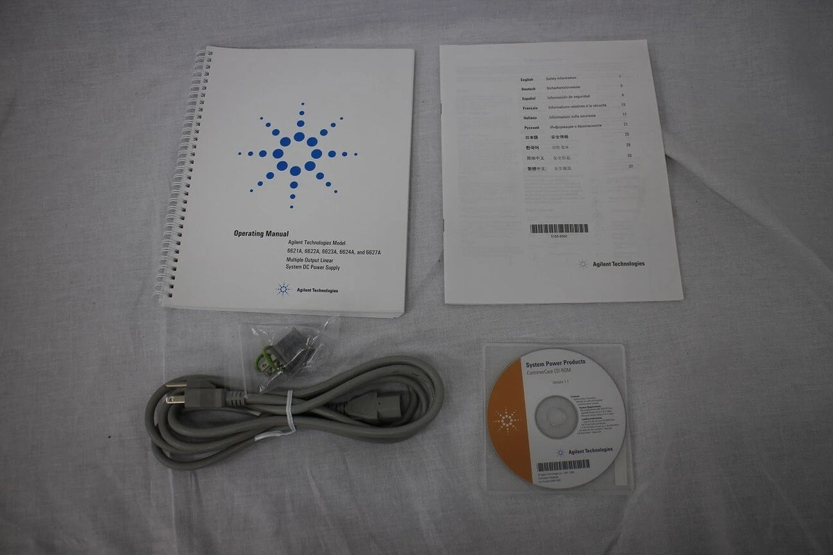 Agilent 6627A 0-50V 2A 4ch System DC Power Supply