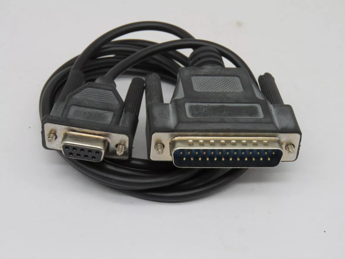 6ft Adapter Cable 25 Pin Male to 9 Pin Female RS232 Connector DB25 to DB9