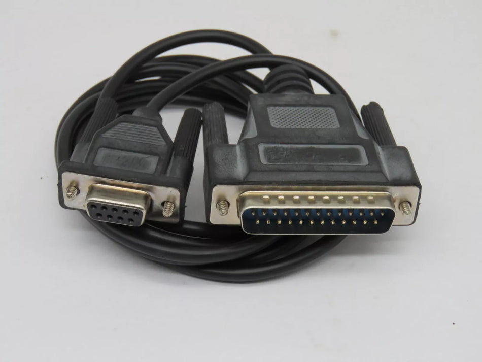 6ft Adapter Cable 25 Pin Male to 9 Pin Female RS232 Connector DB25 to DB9