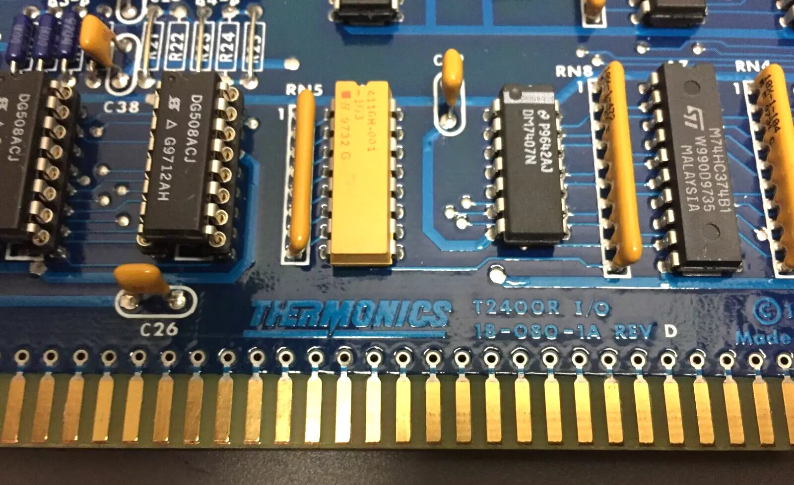Thermonics Model T2400R P/N: 1B-080-1A Rev. D Input-Output Processor Board