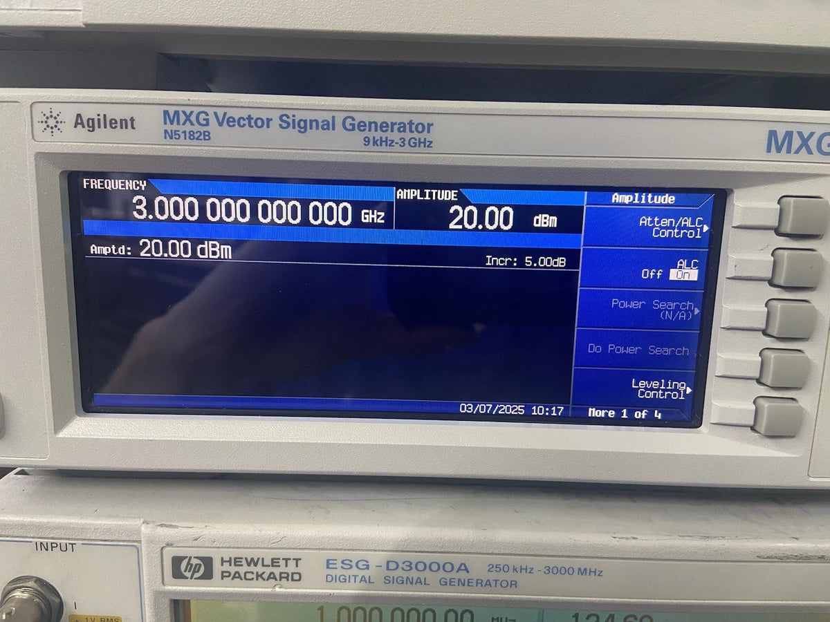 Agilent Keysight MXG N5182B Vector Signal Generator 9kHz-3GHz