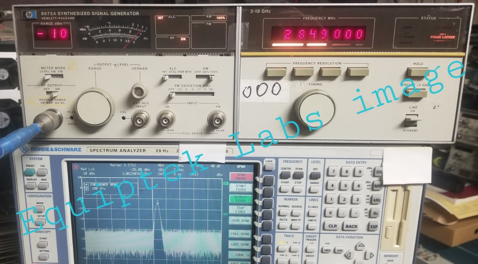 HP 8672A 18 GHz Signal Generator