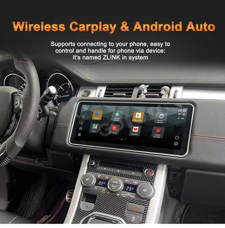 12.3"Android Car Radio 2Din Stereo GPS For Land Rover Range Rover Evoque 11-18