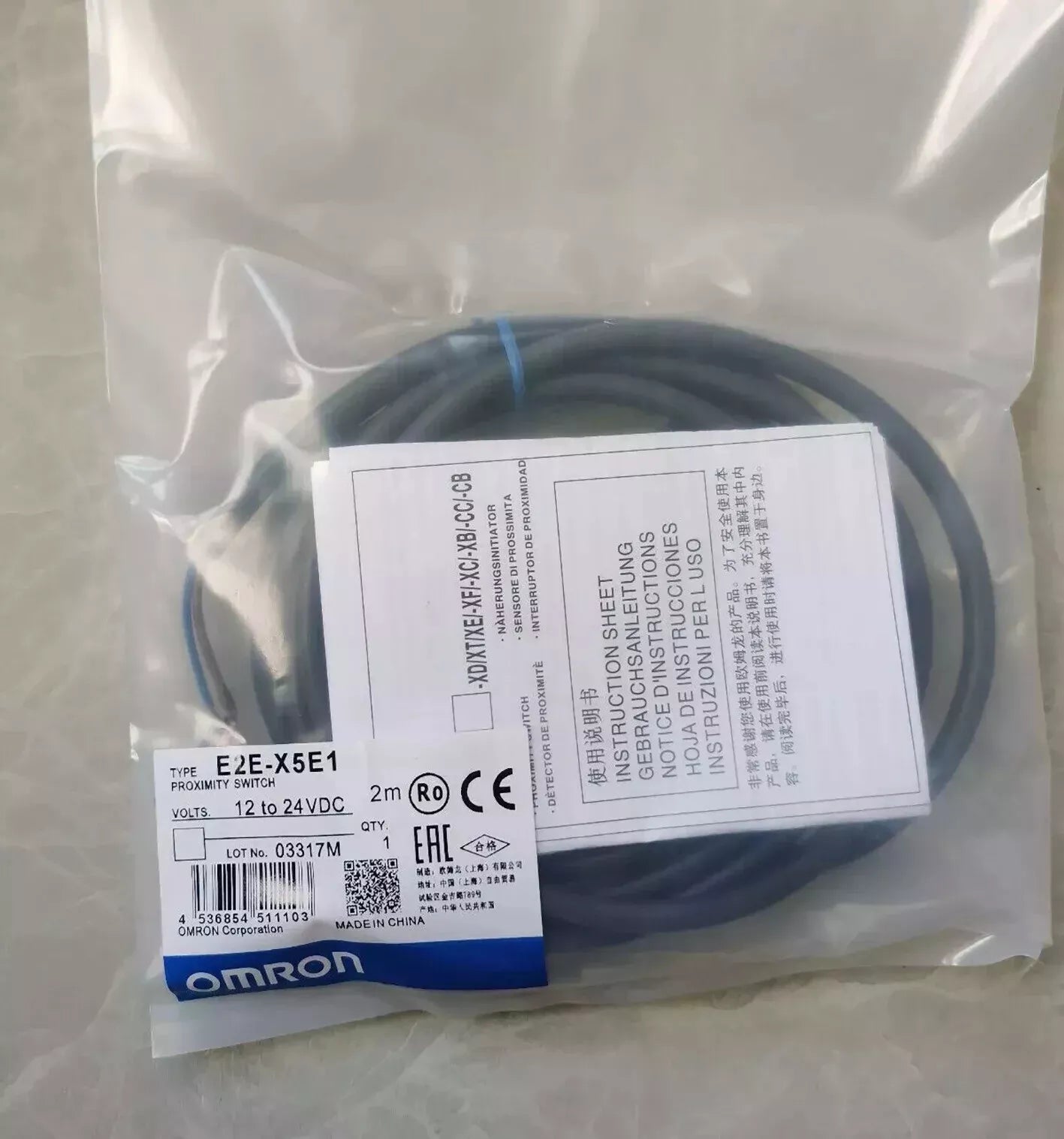 Omron E2E-X5E1 Proximity Switch Sensor