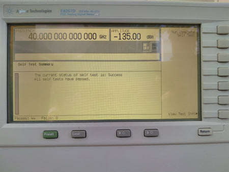 Agilent E8257D Microwave Signal Generator 250KHz-40GHz