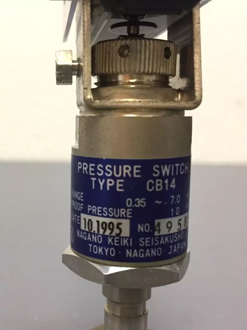 Nagano Keiki Seisakusho CB14 Pressure Switch 0.35-0.7 kgf/cm2