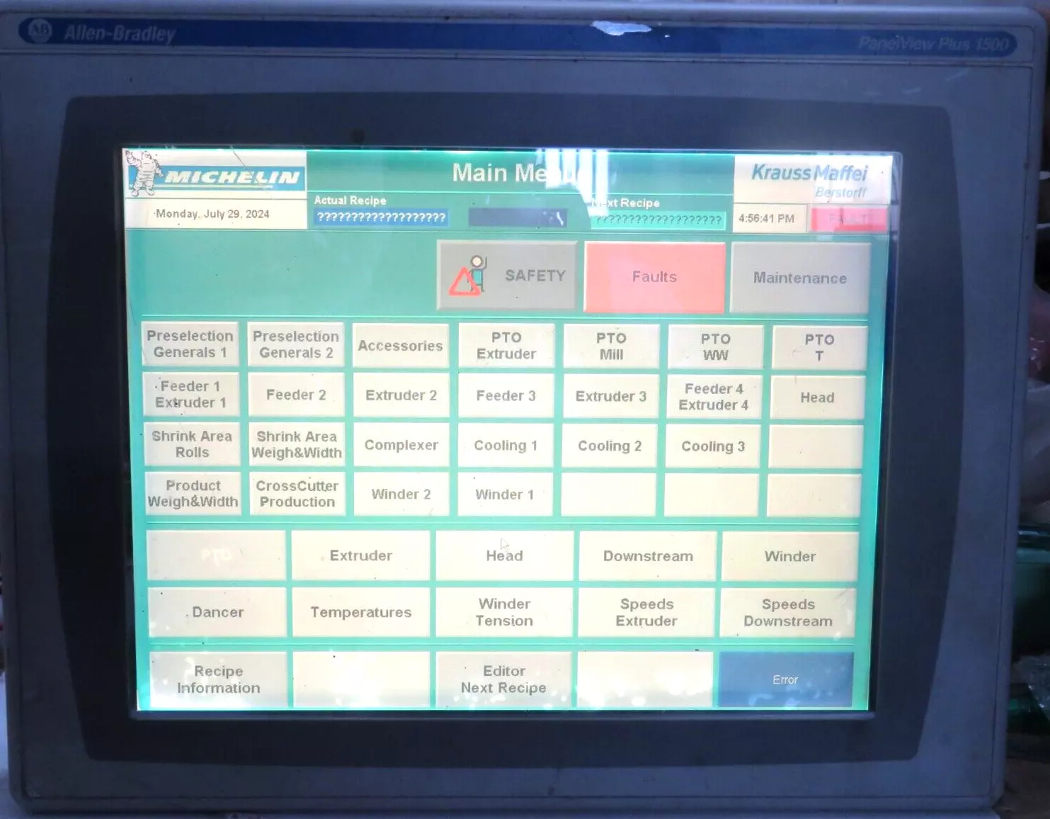 Allen Bradley 2711P-RDT15C PanelView Plus 1500 Color Display