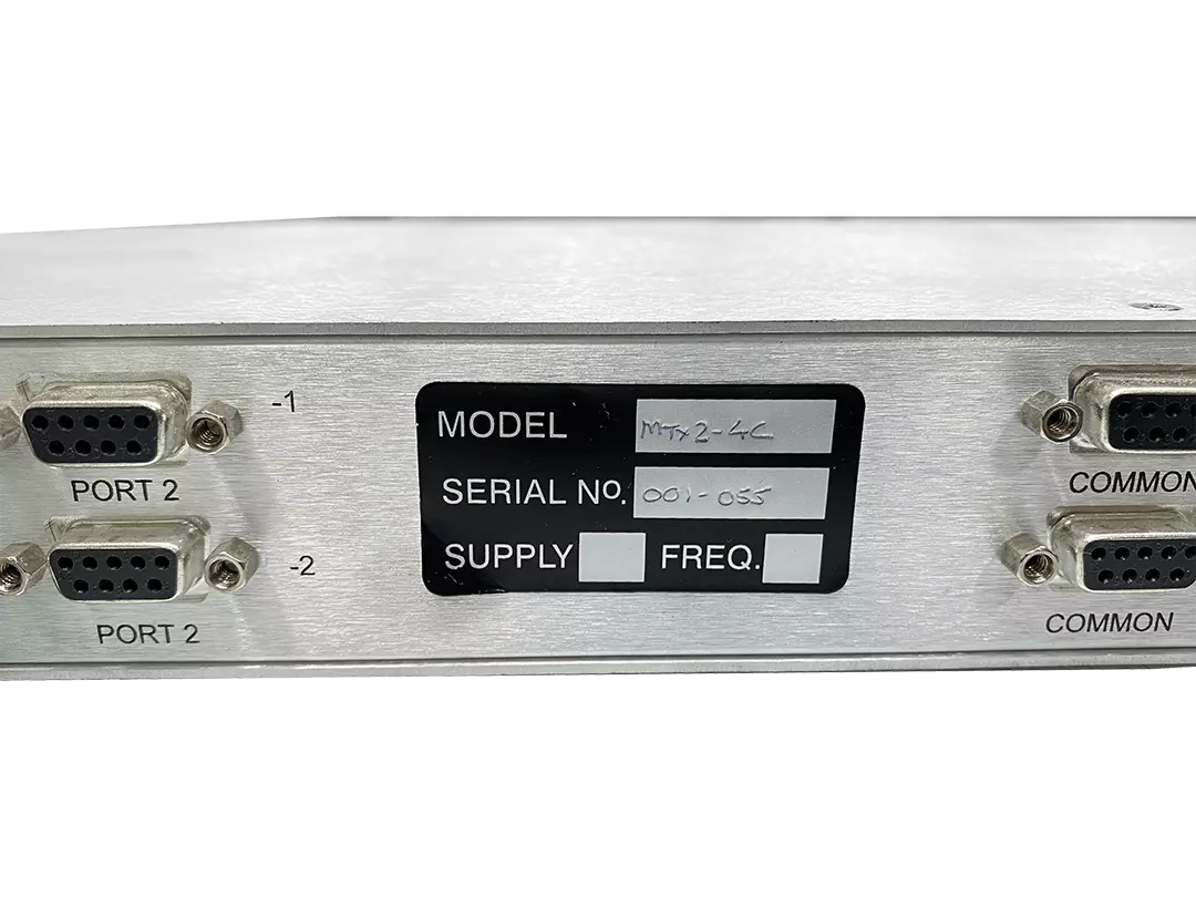 Newbury Systems MTX2-4C VTR Control Panel