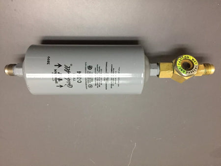Sporlan C-304 Liquid Line Filter Drier w/Parker R 12-22-500-502 Refrig Liquid In
