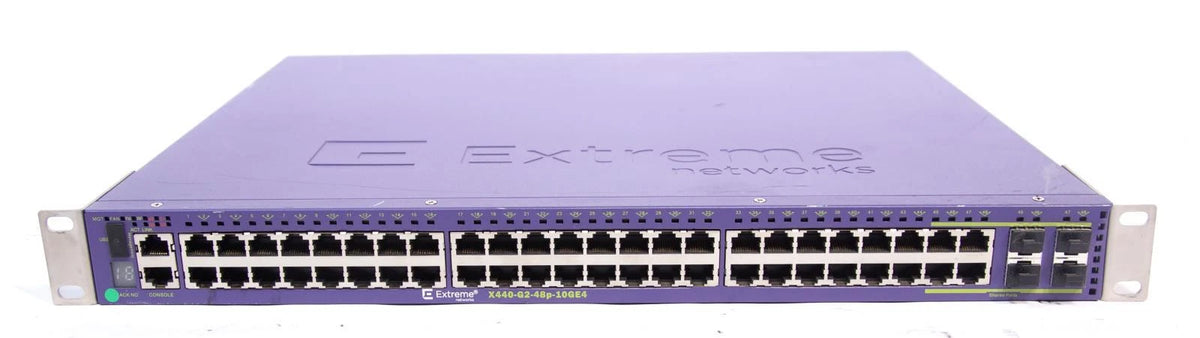 Extreme Networks Summit X440-G2-48p-10GE4 PoE+ 10Gb Network Switch