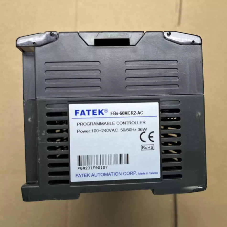 1PC used FATEK FBS-60MCR2-AC PLC Controller