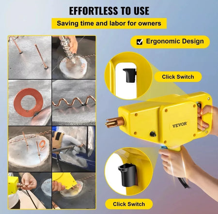 Handheld Car Body Repair Machine Spot Welder Dent Puller Stud Welder Tool Kit