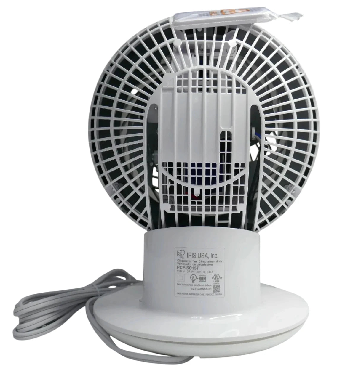 WOOZOO PCF-SC15T Oscillating Fan with Remote Control - White - Free shipping.