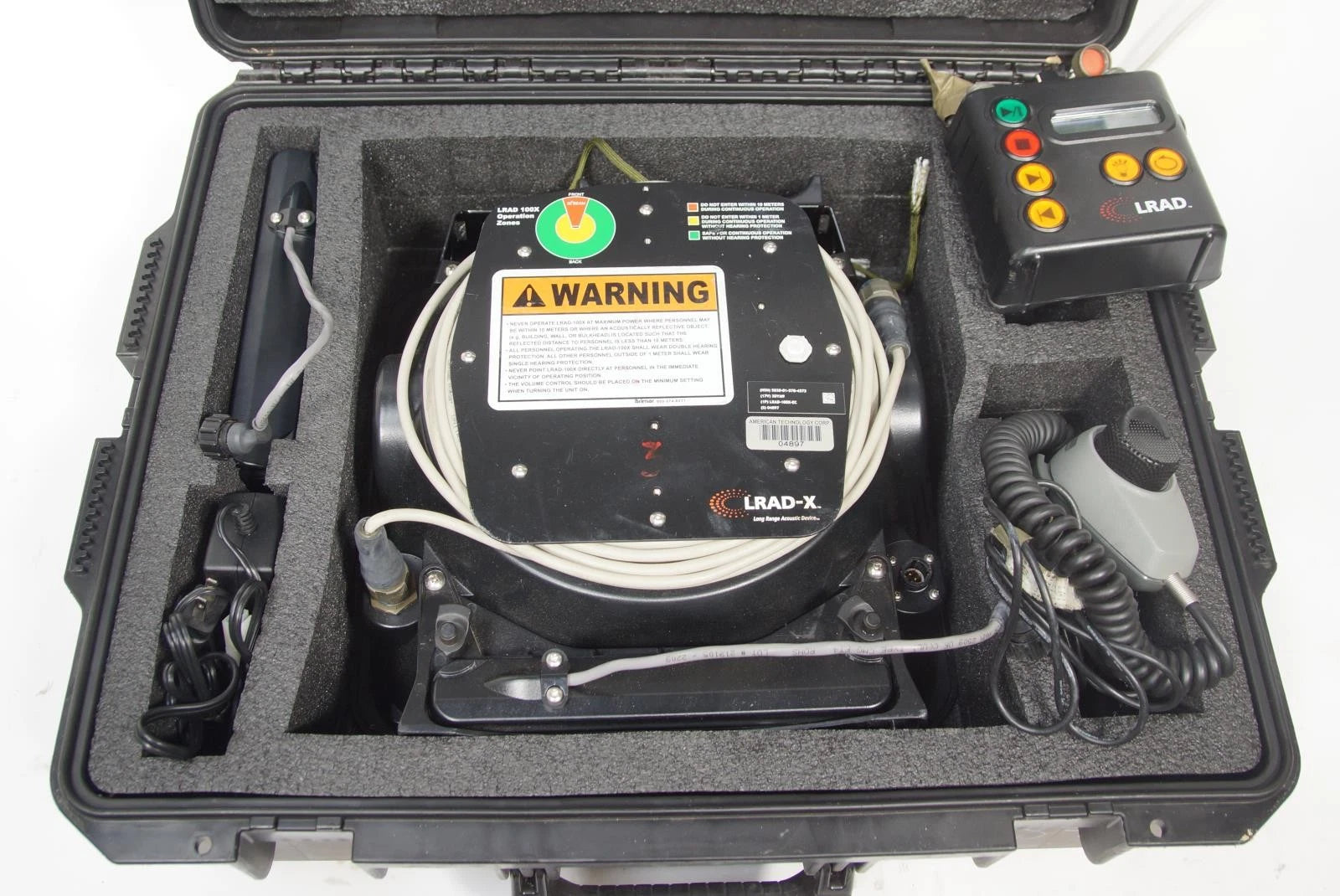 LRAD 100X Hailing P.A. System / Long Range Acoustic Device 140dB 600m Megaphone