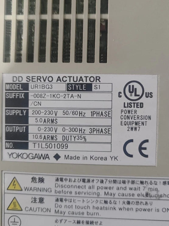 YOKOGAWA UR1BG3-008Z-1K C-2TA-N High-Precision Test Module - 1pcs