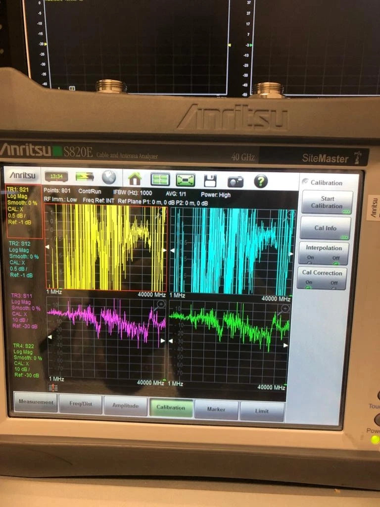 Anritsu S820E Microwave Cable Antenna Analyzer, Type K(m), 1MHz - 40GHz