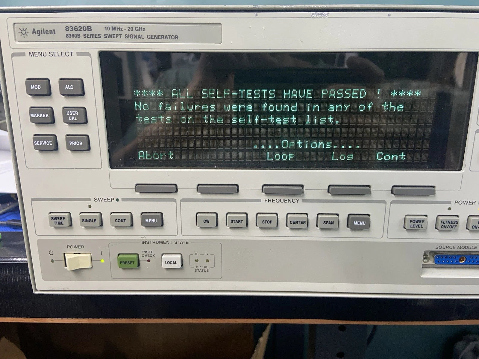 HP Agilent 83620B 83630B Signal Generator/Sweeper Cal’d Opt 8