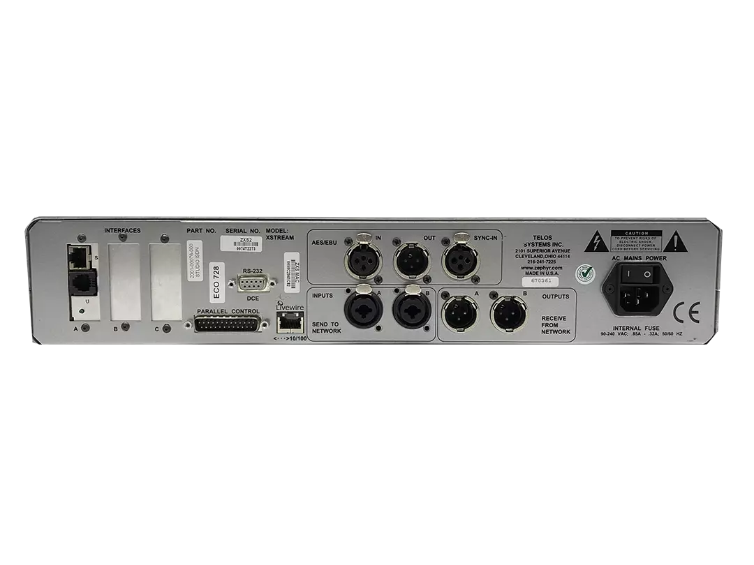 Telos Zephyr Xstream RM ISDN Digital Audio Transceiver
