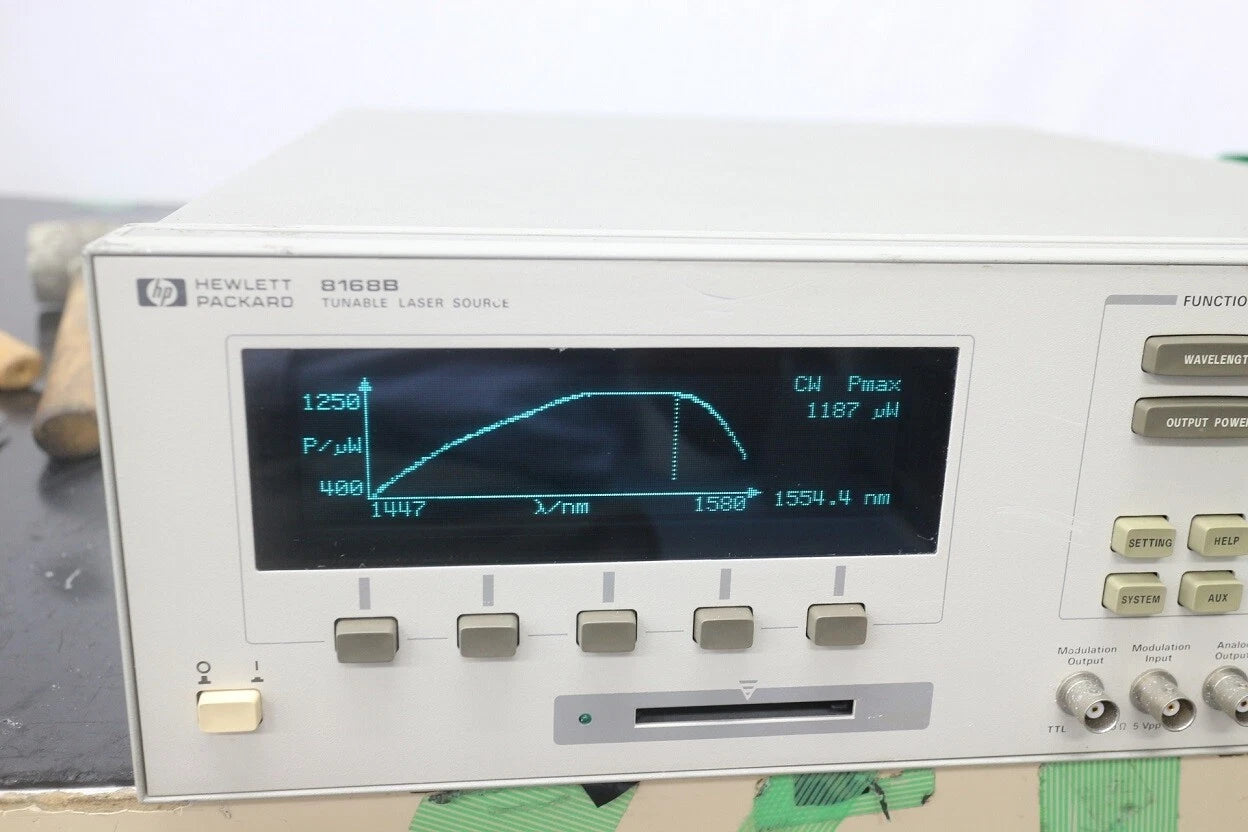 HP 8168B /021 1450-1550nm Tunable Laser Source