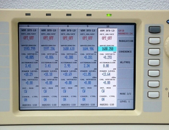 YOKOGAWA (ANDO) AQ8201A + AQ8201-02 Optical Analyzed System