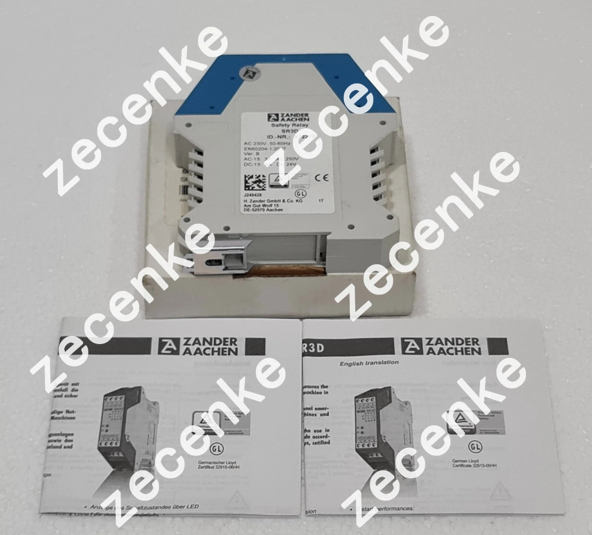 Zander Aachen SR3D Safety Relay 472270 230VAC 50-60Hz