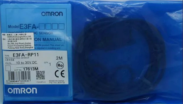 Omron E3FA-RP11 Photoelectric Sensor 10-30VDC 2M Range