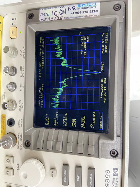 83650A OPT 8 1 Hz Res, Calibrated! 10MHz-50GHz Internal Pulse/Ext AM/FM